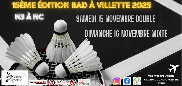 15ème Edition du BAD A VILLETTE